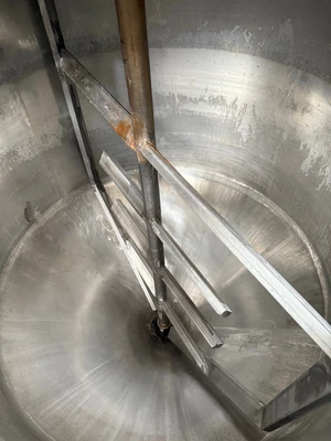600L S/S JKTD vertical Anchor paddle mixer