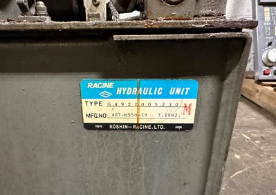 MAZAK / RACINE G49ZZ005230 HYDRAULIC SYSTEM