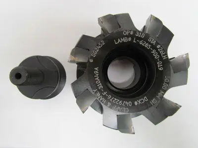 Clapp-Haney Shell Mill Cutter 7 Station W/PCD Inserts W/Box