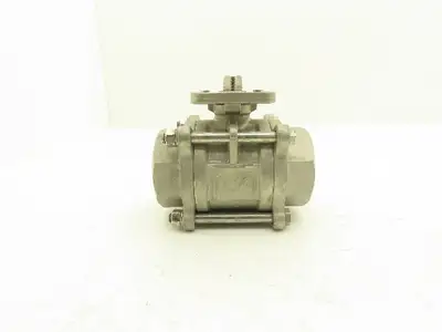 DynaQuip H160 Pneumatic Actuator 2" CF8M Stainless Ball Valve 1AWR8