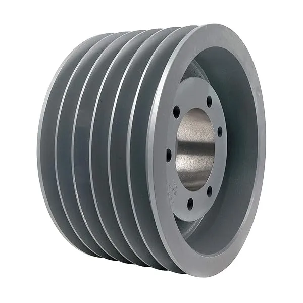 TB Woods 1206C Classical V-Belt Sheave, C Belt Section, 6 Grooves, F Bushing required, Cast Iron, 12.40" OD