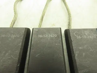 36-12-2620 DC Electric Motor Brushes 1/2 X 1-1/4 X 2" Lot of 8