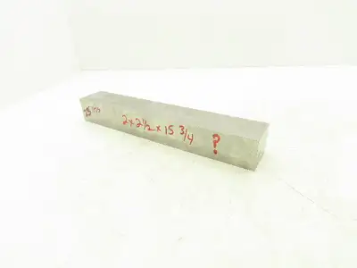 Steel Ground Flat Bar Stock 2-1/8" x 2-1/2"x 15-3/4"