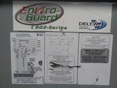 Used DELTA TRANSFORMERS _UNKNOWN_ Transformers Texas US | OCO Industrial #1679332