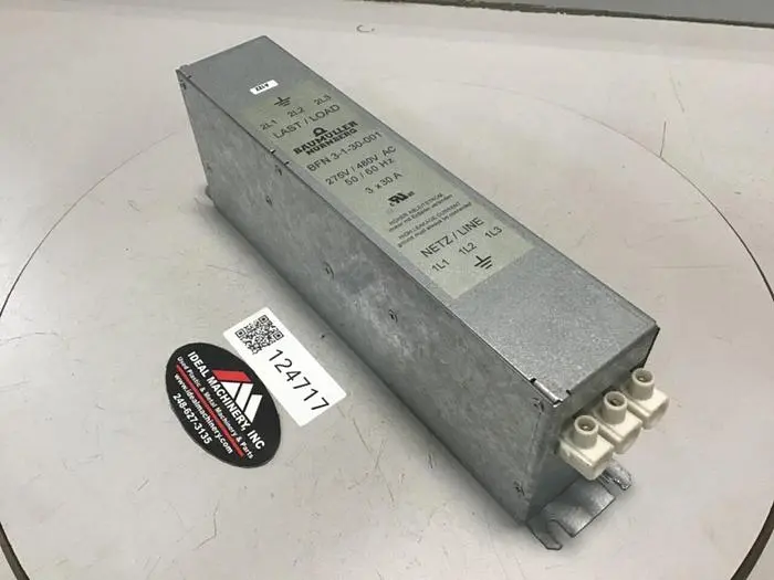 Used BAUMULLER BFN3-1-30-001 Filters Michigan US | Ideal Machinery #703454