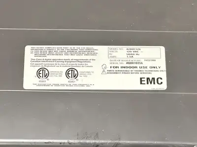 Used EMC 4200C120 Commercial Audio/Visual Equipment Michigan US | Maverick Industrial Sales #1495813