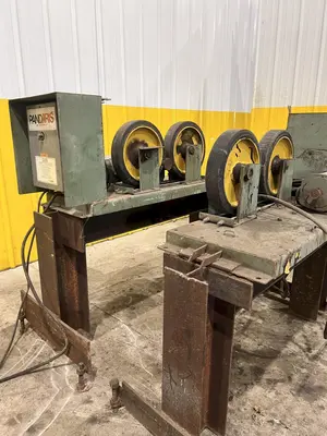 4,000 LB PANDJIRIS PIPER PIPE TANK TURNING ROLLS, DRIVE & IDLER: STOCK #23481