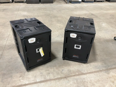 Used LOT OF (2) VEVOR BW-90S INSULATED FOOD CARRIERS Hot Food Warming, Holding, & Transport Cabinets Michigan US | Miedema Asset Management Group #1580138