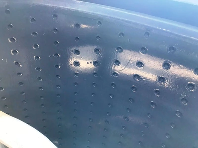 Western States 48 x 30 Quadramatic perforate basket centrifuge, Halar-lined.