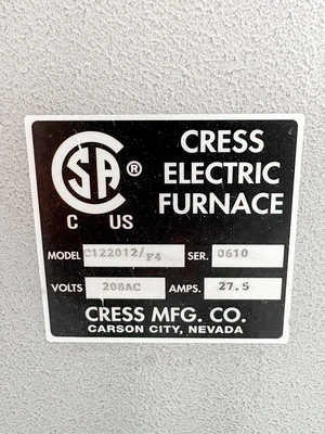 CRESS C122012/f4 Heat Treating Units | Elevation Machine (3)