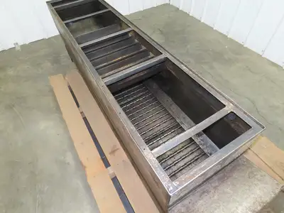 Hennig CNC Chip Conveyor 16"x 67" Infeed 31-35" Discharge 230/460V 3PH