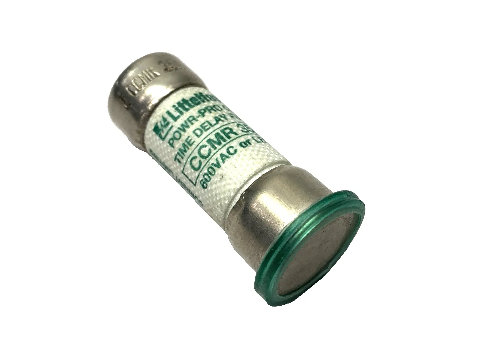 USED LITTELFUSE POWR-PRO TIME-DELAY FUSE CLASS CC 600VAC 35A SHELFWARE