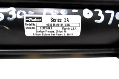 NEW PARKER 02.50 BB2AU14A 5.000 CYLINDER 0250BB2AU14A5000
