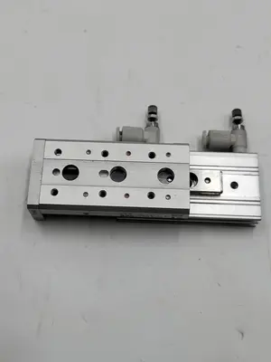 Used SMC SMC MXS6-30 CYL, SLIDE TABLE, DUAL ROD, MXS/MXJ GUIDED CYLINDER Pneumatic Cylinders | ND Industrial Surplus #1216657
