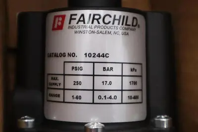 FAIRCHILD INDUSTRIAL PROD 10244C PNEUMATIC REGULATOR MODEL 10C - STOCK GF373