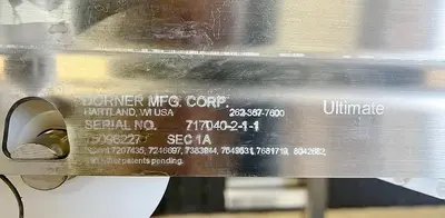 USED DORNER ULTIMATE