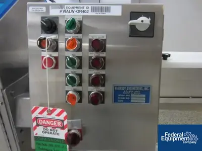 USED McBrady Engineering McBrady Engineering Exterior Vial Washer/Dryer, Model 40