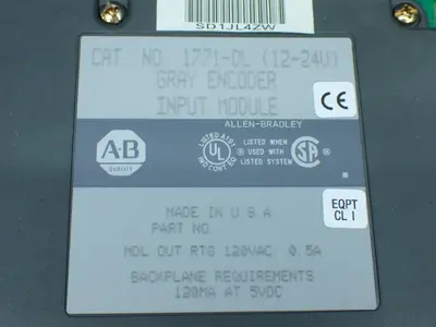 Used ALLENBRADLEY 1771DL I/O Boards & Replacement Parts Ohio US | HGR 24 #879759