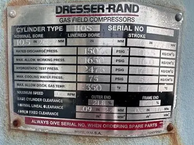USED DRESSER RAND 7MOS-4