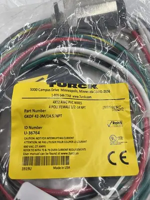New | in-Stock TURCK TURCK GKDF 42-3M/14.5/NPT Sensors | ND Industrial Surplus #1212384