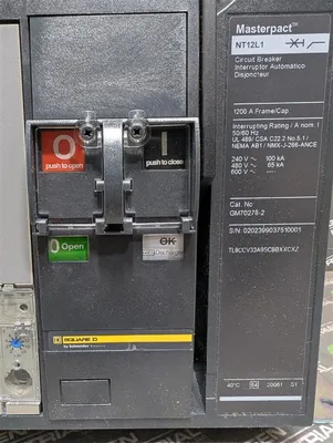 1200A Square D NT12L1 MasterPact Circuit Breaker GM70278-2 TL8CCV33A9SCBBXXCXZ New NIB