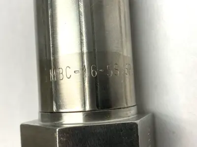 MBC-16-SS | Stainless Steel Braided Pipe 1" NPT 1' Overall Length SHELFWARE - New – Open box