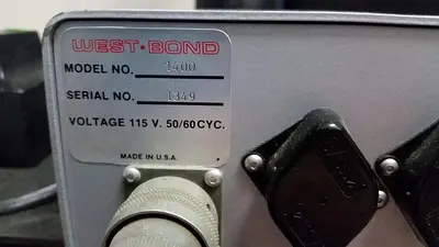 WestBond Wire Bonder #5700-45-53-58 & More!