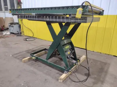 4,000 LBS X 72" X 30" SOUTHWORTH MODEL #LS4-36 HYDRUALIC SCISSOR LIFT TABLE, 110 VOLT: STOCK #20939