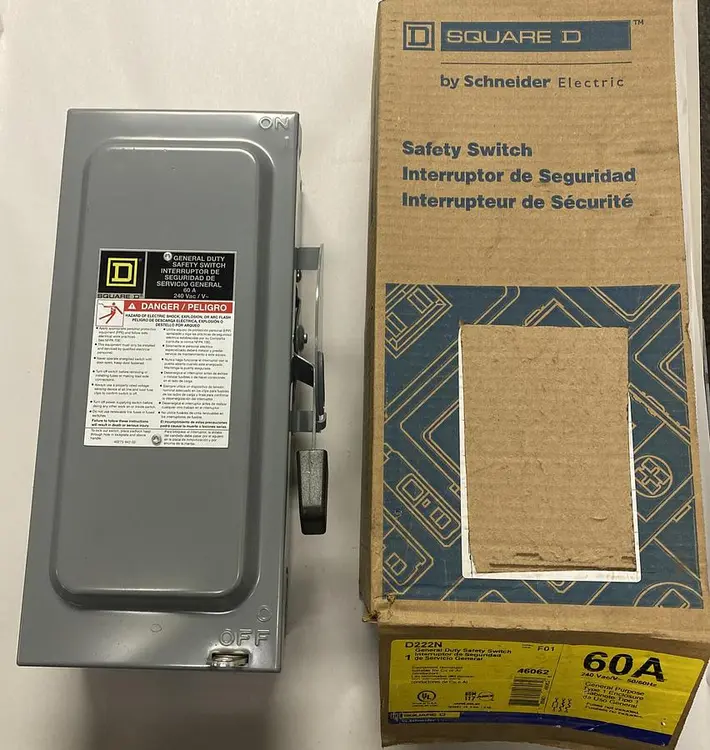Used SQUARE D D222N Miscellaneous Equipment (Electrical & Power) | Surplus Asset Holdings #1194772