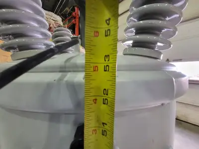 112.5 kVA Three Phase Distribution Transformer Pri 4160V, Sec 600Y/347V