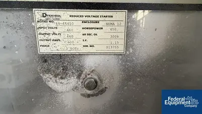 USED MTI 1500 Liter MTI Mischtechnik High Intensity Mixer, 450 HP, Model M1500S