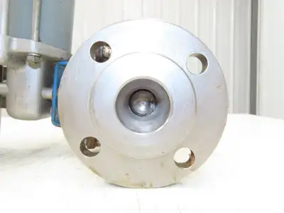 PMV P-2000 Electro-Pneumatic Valve Positioner with 2" ANSI Flange Ball Valve