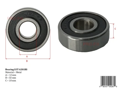 New | in-Stock PRO-FILL INC BEARING HBRZC 6201RS Conveyor Parts | ProFill Inc #948276