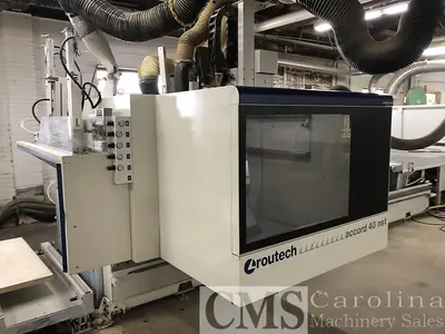 USED 2014 SCMI ROUTECH ACCORD 40 NST CNC ROUTER WITH PANEL LOADER