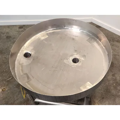 Used 39" Dia. Stainless Steel Liquid Tray Pan - 25 Gal.