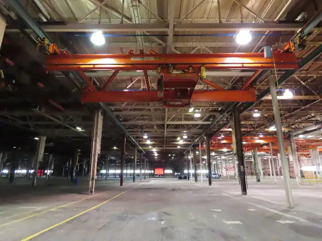 Cleveland Tramrail P&H 15 Ton Double Girder Bridge Crane 34' 10" Span w/Remote
