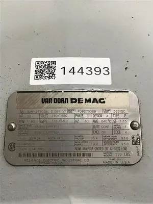 USED RELIANCE ELECTRIC P36G7038B