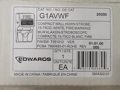 NEW EDWARDS G1AVWF