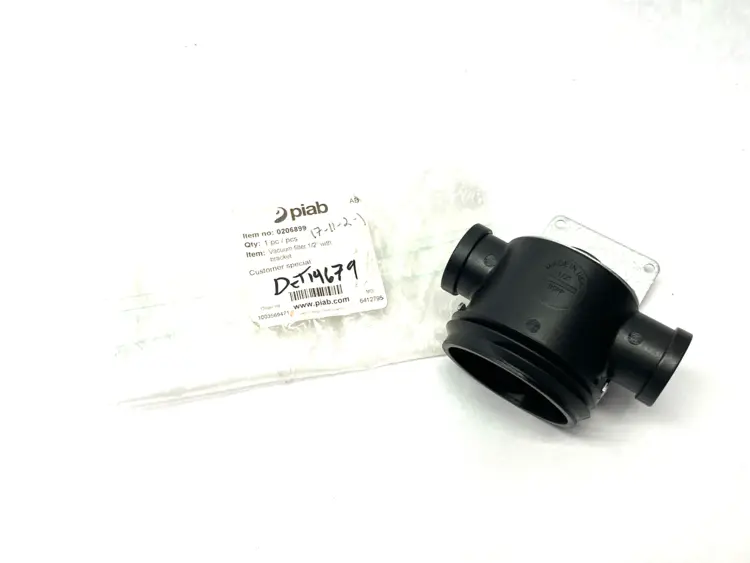 Used PIAB VACUUM FILTER 1/2" WITH BRACKET 0206899 MISSING BOWL & FILTER Miscellaneous MRO | Maverick Industrial Sales #1121545