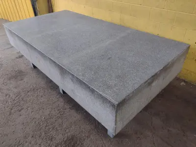 8' X 4' X 14" CHALLENGE PRECISION LAYOUT INSPECTION GRANITE TABLE: STOCK #23796