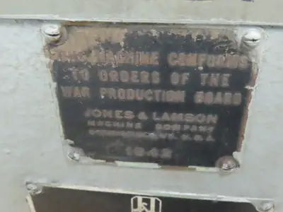 Jones & Lamson Pedestal Optical Comparator and Measuring Machine