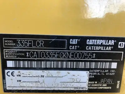 Used 2016 CATERPILLAR 335F LCR Crawler Excavators | Abele Tractor #1342762