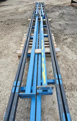USED GORBEL 250# FREESTANDING BRIDGE CRANE SYSTEM W/VACUUM LIFT