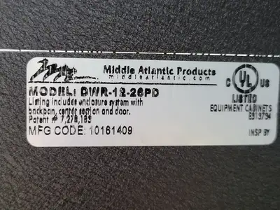 USED MIDDLE ATLANTIC DWR-12-26PD