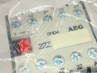 NEW AEG CONTROL RELAY 16A 120V COIL
