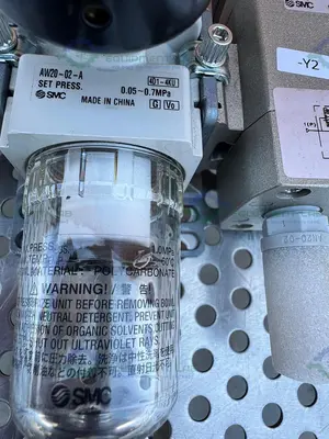 Used SMC AW20-02-A  FILTER REGULATOR 0.05-0.7MPA W/ SMC PNEUMATIC / SOLENOID  VALVE Regulators California US | Equipment Lab #1278806