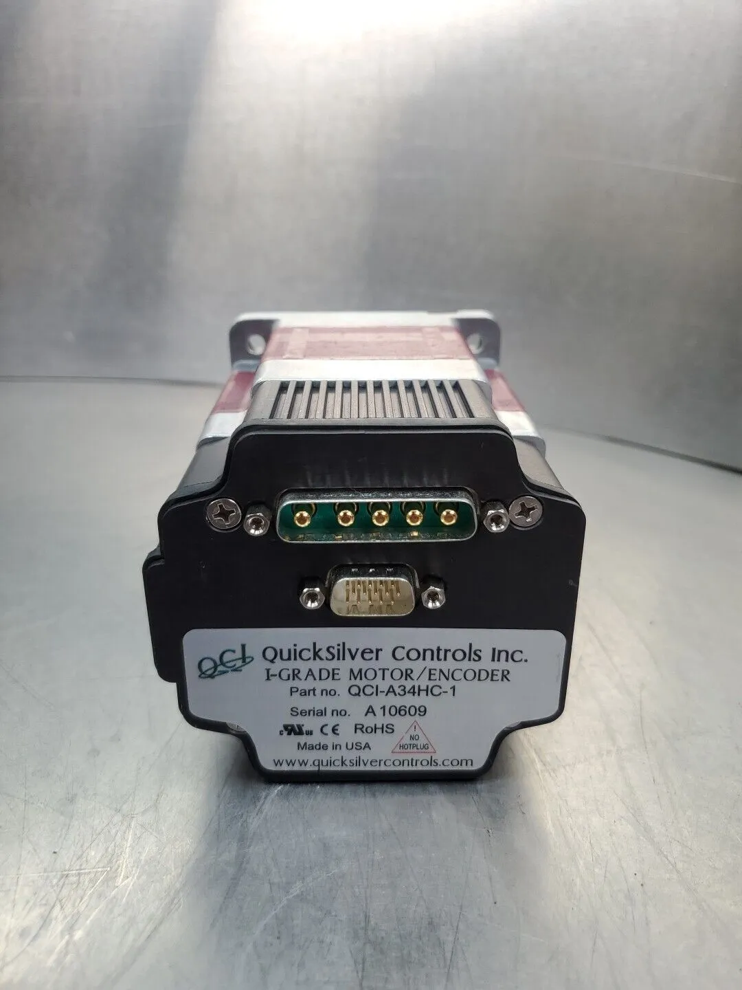 QuickSilver Controls QCI-A34HC-1 I-GRADE Motor/Encoder. 1E