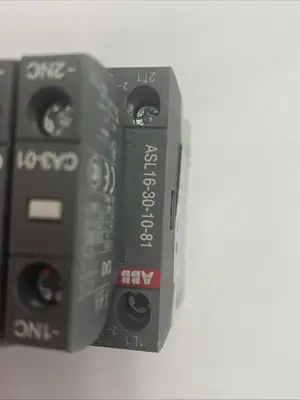 Used ABB Contactor 1SBL123001R8110 w/ Aux. Blocks BROKEN CASING PLC Contactors Michigan US | Maverick Industrial Sales #1392674