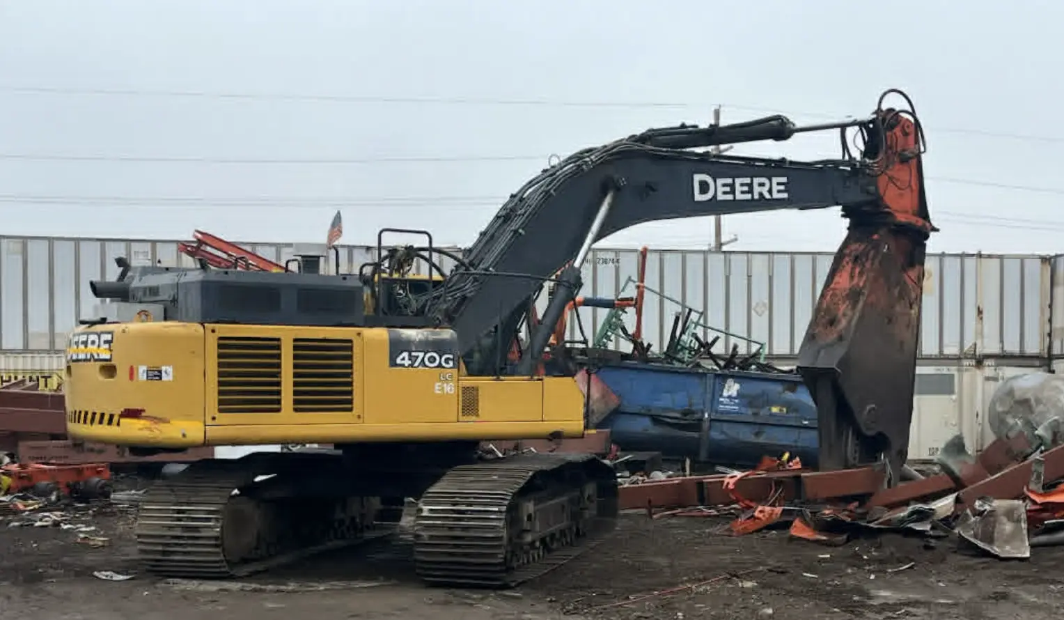 Used JOHN DEERE 470G Scrap Shears Illinois US | RyCat Machinery #1269885