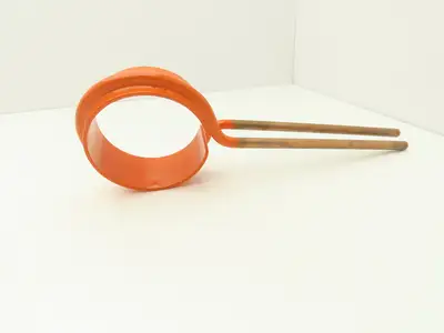 Thermatool WL0029-004 Induction Heating Coil Band 3-3/4"ID Single Turn 8-1/2"